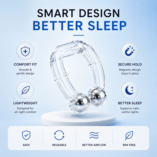 Silicone Magnetic - Anti Snoring Device