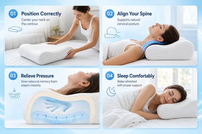 Memory Foam Solid Orthopaedic  Pillow