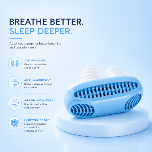 BreathEase 2-in-1 Anti-Snore and Air Purifier